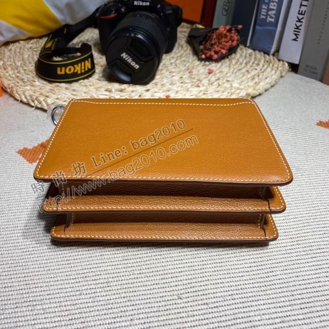 HERMES女包 豬鼻子包 Roulis Evercolor皮 金棕 愛馬仕百搭款單肩包 愛馬仕斜挎背包  Ama1702
